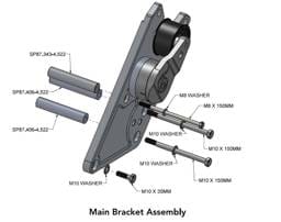 ProCharger 2016-19 Cadillac CTS-V Supercharger 10 Rib Mounting Bracket