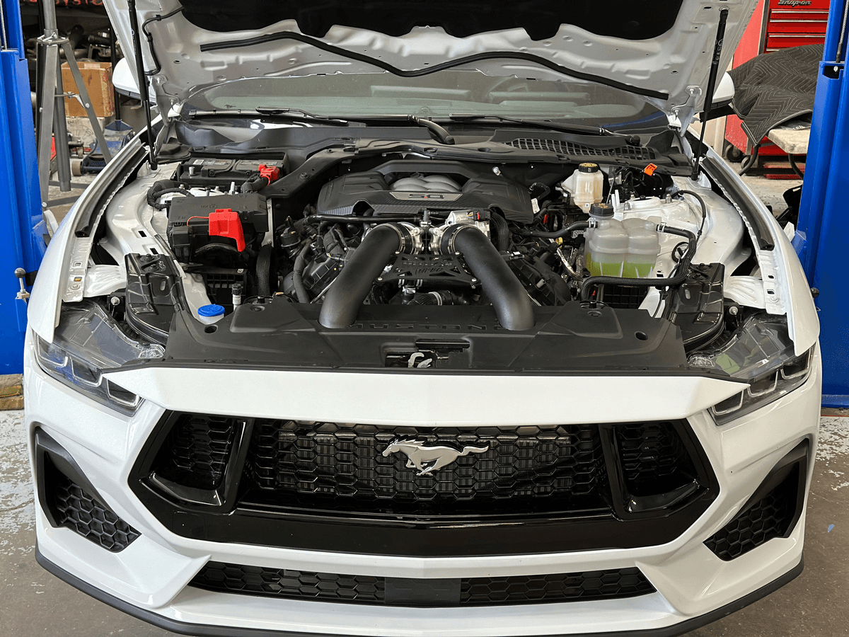 Ford Mustang GT / DH 2024+ Hellion Twin 62mm Turbo Intercooled Sleeper Kit  thumbnail 2