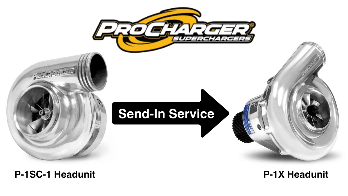 ATI ProCharger P-1SC-1 Head Unit To P-1X Head Unit Send-In Upgrade Service