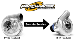 ATI ProCharger P-1SC Head Unit To D-1X Head Unit Send-In Upgrade Service