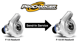 ATI ProCharger F-1A Head Unit To F-1A-94 Head Unit Send-In Upgrade Service