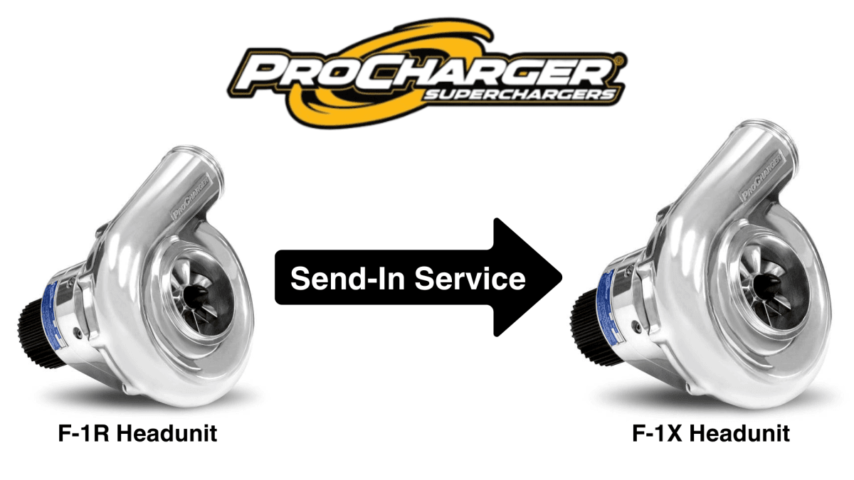 ATI ProCharger F-1R Head Unit To F-1X Head Unit Send-In Upgrade Service