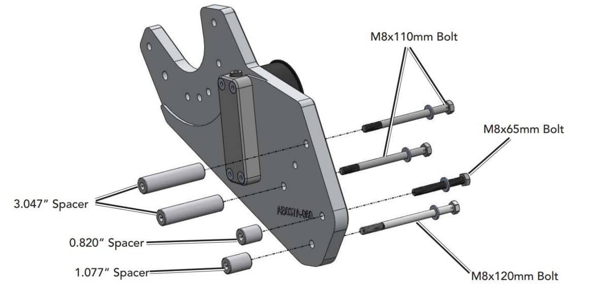ProCharger 2015-23 Dodge Challenger & Charger Supercharger Mounting Bracket