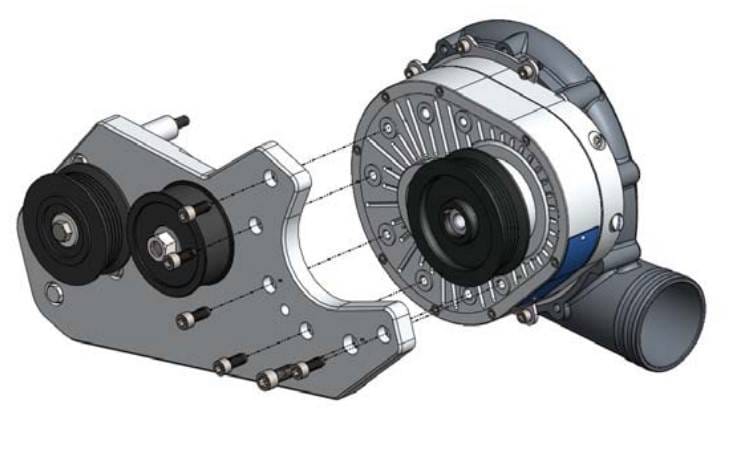 ProCharger 2015-23 Dodge Challenger & Charger Supercharger Mounting Bracket thumbnail 2