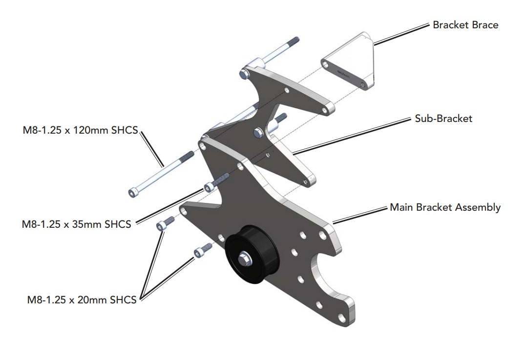 ProCharger 2012-14 Dodge Challenger/Charger/300C Supercharger Mounting Bracket