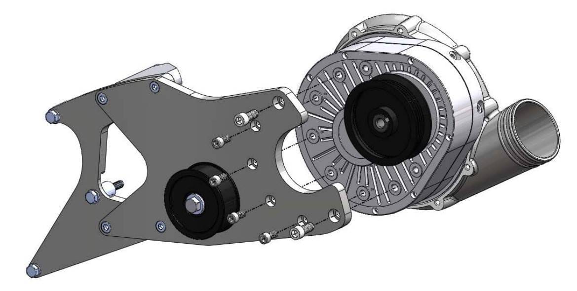 ProCharger 2012-14 Dodge Challenger/Charger/300C Supercharger Mounting Bracket thumbnail 2