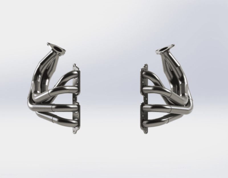 Chevy Corvette C8 Z06 5.5L 2022+ Kooks Tri-Y Headers 1-7/8" x 3" thumbnail 2