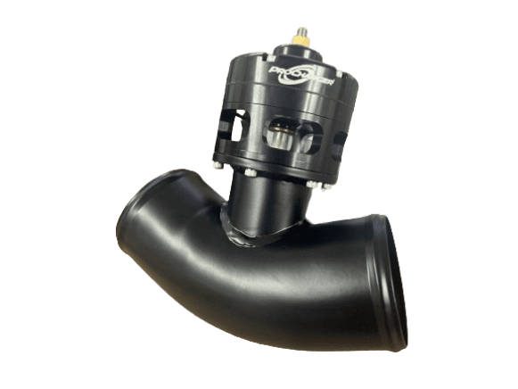 ProCharger 3.5" Curved Steel Air Tube W/ Race Valve Mounting Flange thumbnail 4