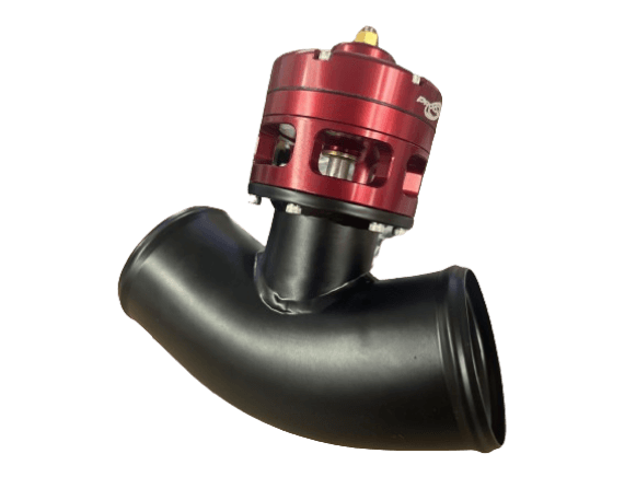 ProCharger 3.5" Curved Steel Air Tube W/ Race Valve Mounting Flange thumbnail 5