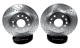 Baer 1997-1999 Ford F-150 Claw Performance Front Brake Rotors Upgrade - (Reuses OE Caliper)