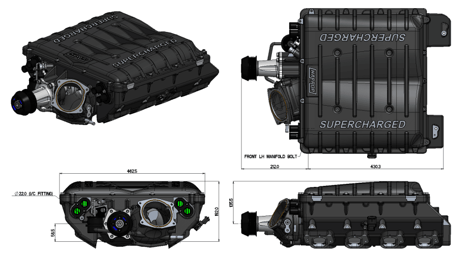 Harrop GM 2500HD/3500HD L8T 6.6L 2020+ TVS2650 Intercooled Supercharger Tuner System thumbnail 4
