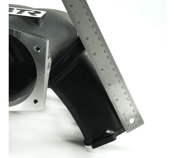 BTR Gen V LT Trinity Cast Aluminum Mid-Length Intake Manifold W/O Injector Holes - Black Finish thumbnail 5