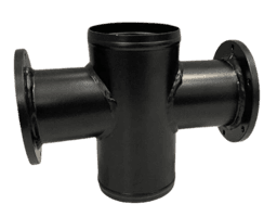 ProCharger 3" Straight Air Tube W/ Dual Race Valve Mounting Flange - 7" Long