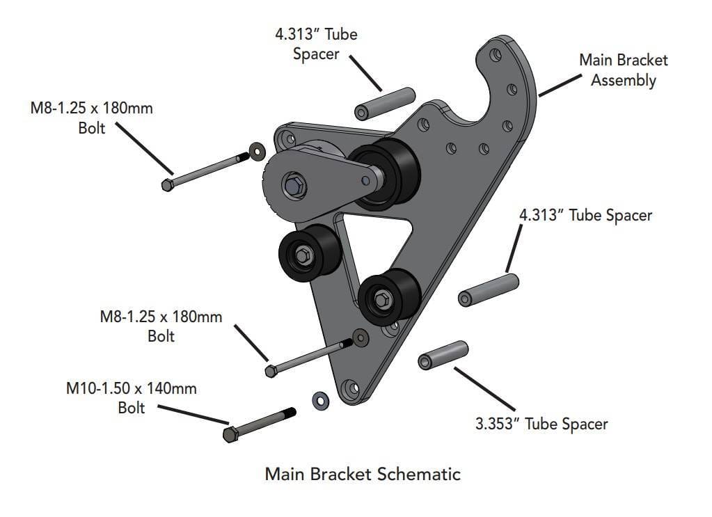 ProCharger 2015-20 Ford F-150 H.O. & Stage II Supercharger Mounting Bracket thumbnail 2