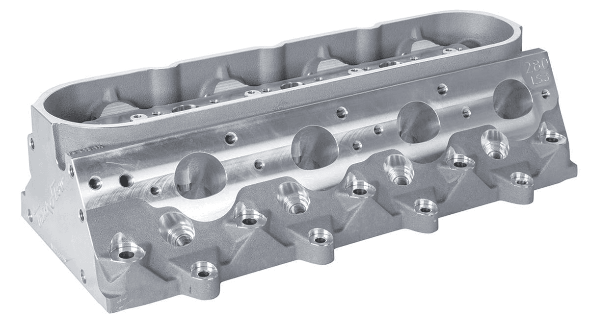 Trickflow GenX LS3 6-Bolt Bare Aluminum Cylinder Head, 280cc Intake - No Parts