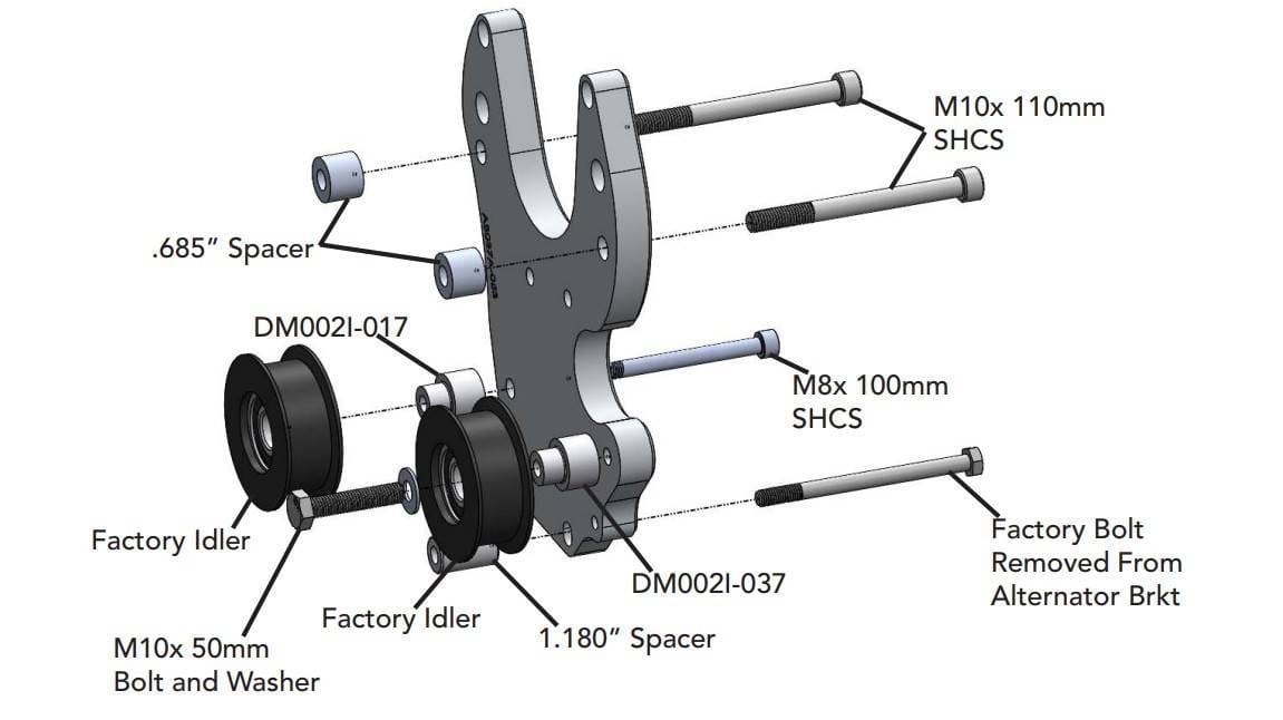 ProCharger 2018-22 Jeep Wrangler JL & Gladiator Supercharger Mounting Bracket  thumbnail 2