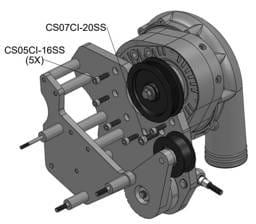 ProCharger 2011-17 Mustang V6 Supercharger Mounting Bracket
