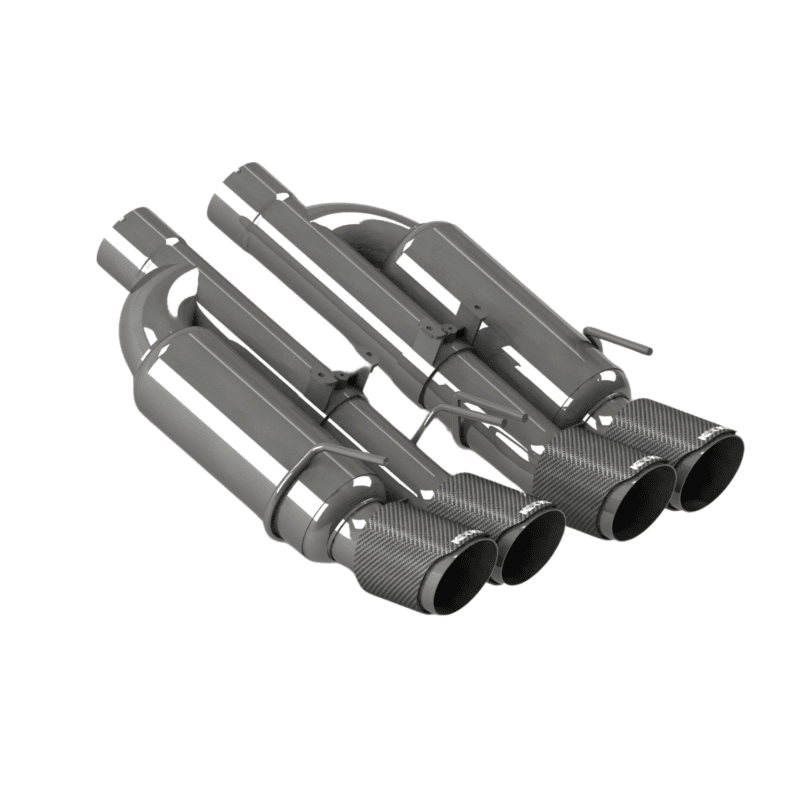 Kooks 06-13 Chevy Corvette C6 Z06/ZR1 Valved Track Axle-Back Exhaust w/ Carbon Fiber Quad Tips thumbnail 3