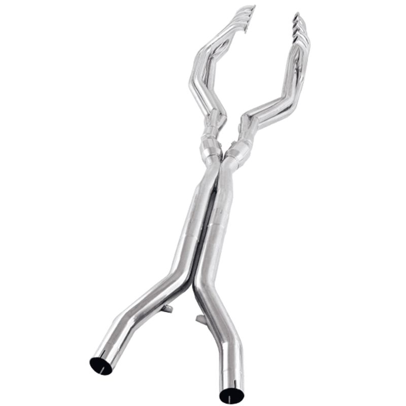 Texas Speed 2014-2019 Chevy Corvette C7 2" Long Tube Headers w/ 3" Catted X-Pipe thumbnail 2
