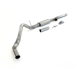 Texas Speed 2014+ GM Truck 6.2L 3.5" Cat-Back Single Exit Exhaust w/ 3.5" Cutout