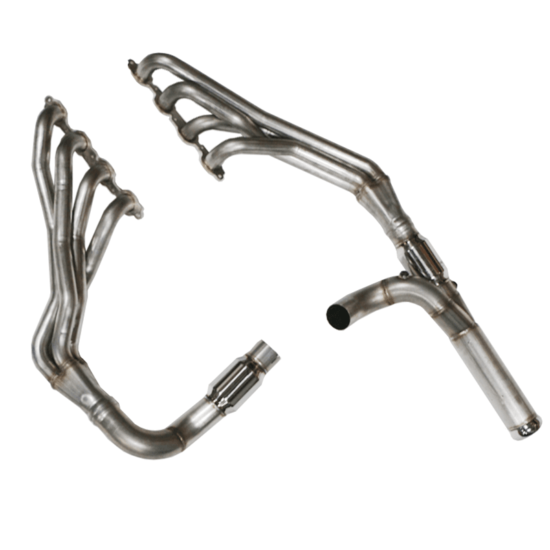Texas Speed 2014-2018 5.3L GM Truck 1-7/8" Long Tube Headers w/ Catted Y-Pipe