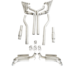 Texas Speed 2010-2015 Chevy Camaro SS/ZL1 1-7/8" Long Tube Headers and Catted X-Pipe w/ Dual Exit Axle-Back