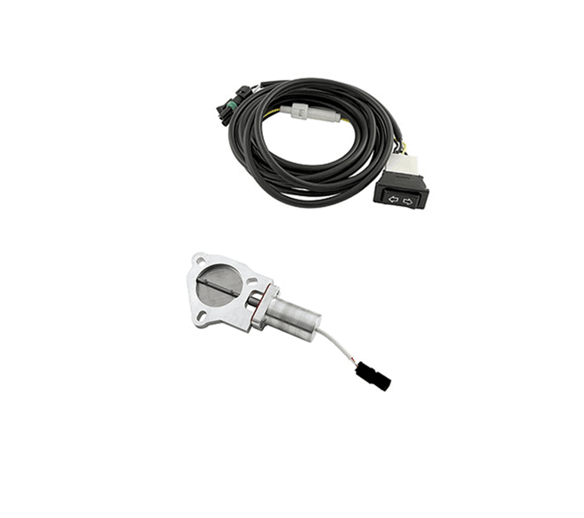 Texas Speed 3" Single Exhaust Cut-Out w/ Wiring Harness and Switch