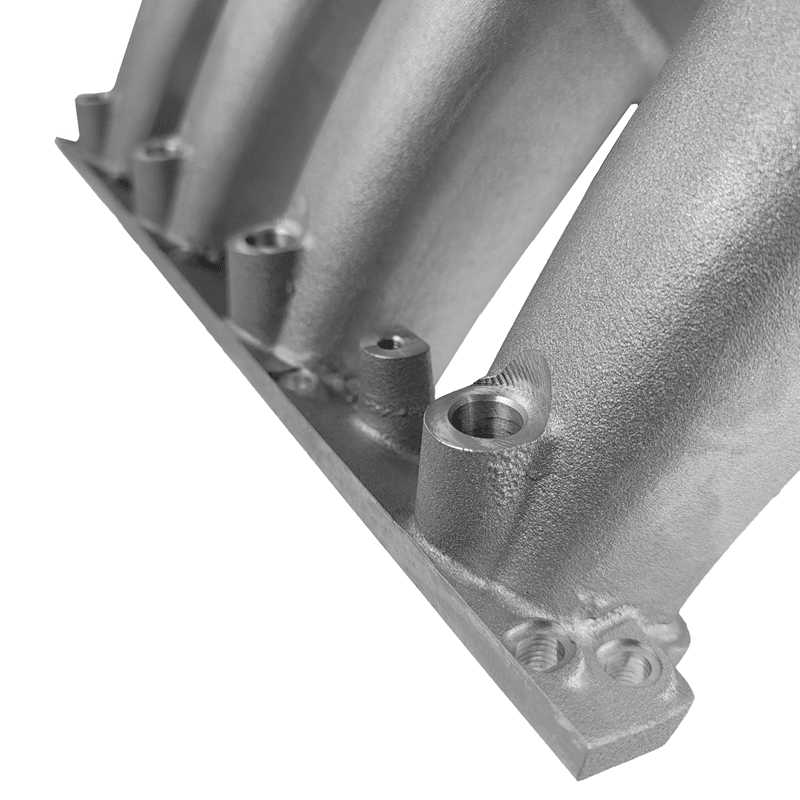 Texas Speed Titan LR-T LT1/LT4 102mm Cast Long Runner Intake Manifold w/ Port Injection Fuel Rails - Natural  thumbnail 5