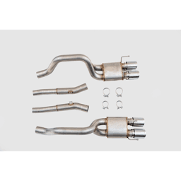 Texas Speed 2005-2013 C6 Corvette Valved Cat-back Exhaust W/ Black Quad Tips
