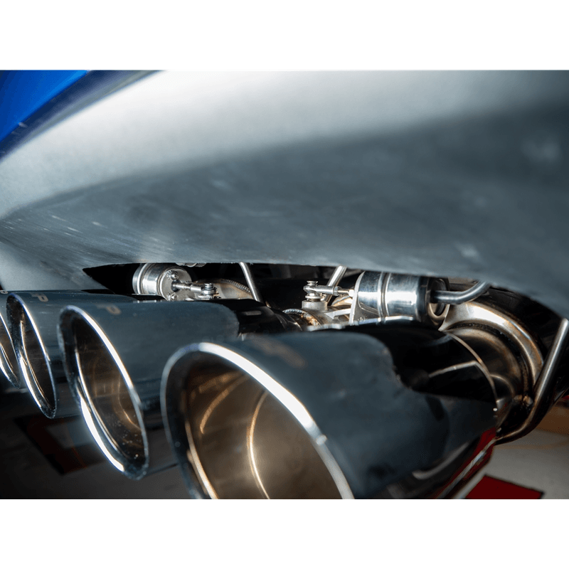 Texas Speed 2005-2013 C6 Corvette Valved Cat-back Exhaust W/ Polished Quad Tips thumbnail 5
