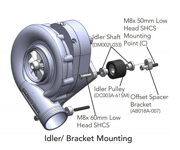 ProCharger 1999-2001 Mustang Cobra & 2003-04 Mach 1 Supercharger Mounting Bracket thumbnail 2
