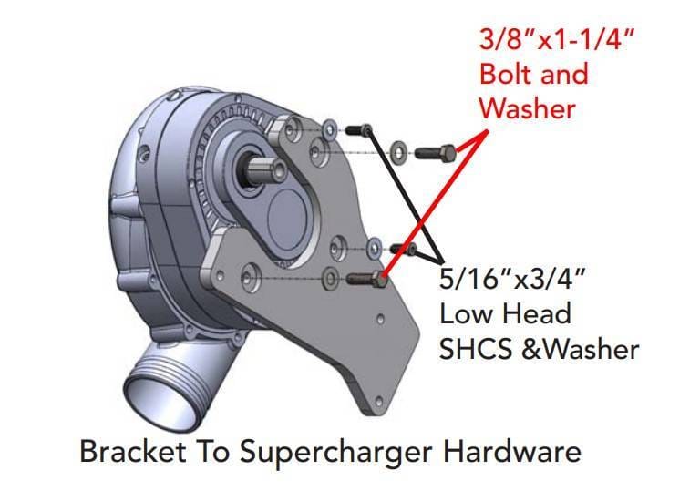 ProCharger 1999-2001 Mustang Cobra & 2003-04 Mach 1 Supercharger Mounting Bracket thumbnail 3