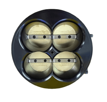 Accufab 4-Barrel 6500 Black Anodized Throttle Body thumbnail 3