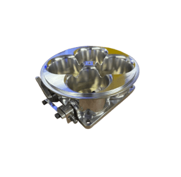 Accufab 4-Barrel 6500 Polished Throttle Body