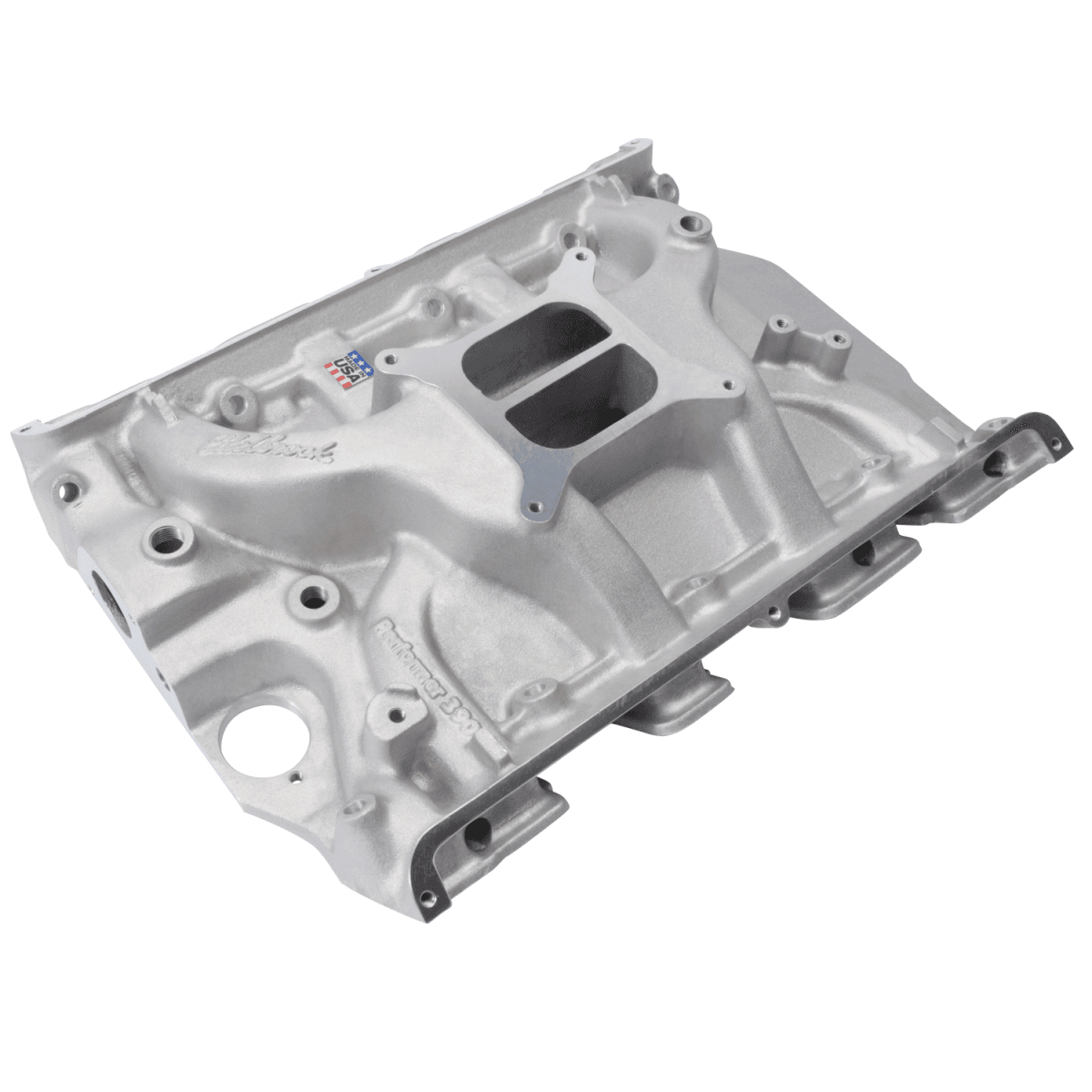 Edelbrock Performer RPM Ford FE 390 Dual Plane Intake Manifold W/ 4150 Flange - Satin Finish