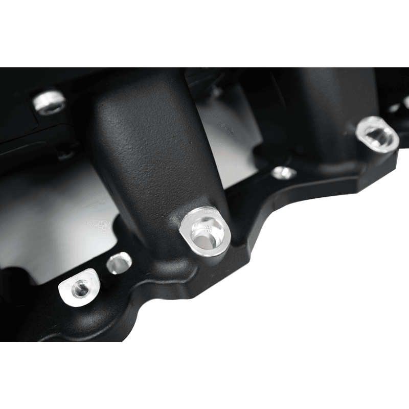 Texas Speed Low-Pro LS 103mm Black Cast Intake Manifold - Cathedral Port thumbnail 3
