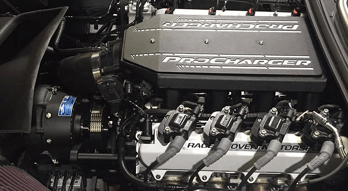 Procharger Chevy Camaro / Corvette LT1 LT4 Black Sheet Metal CNC Billet Aluminum Intake Manifold thumbnail 3