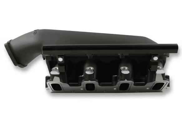 Holley Lo-Ram LS3 Intake Manifold w/ High Flow Fuel Rails - Black  thumbnail 4
