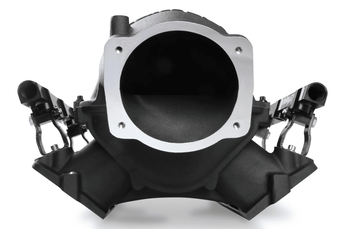 Holley Lo-Ram LS1/LS2/LS6 Intake Manifold w/ High Flow Fuel Rails - Black  thumbnail 5