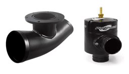 ProCharger 3" Curved Steel Air Tube w/ Enclosed Bullet Valve