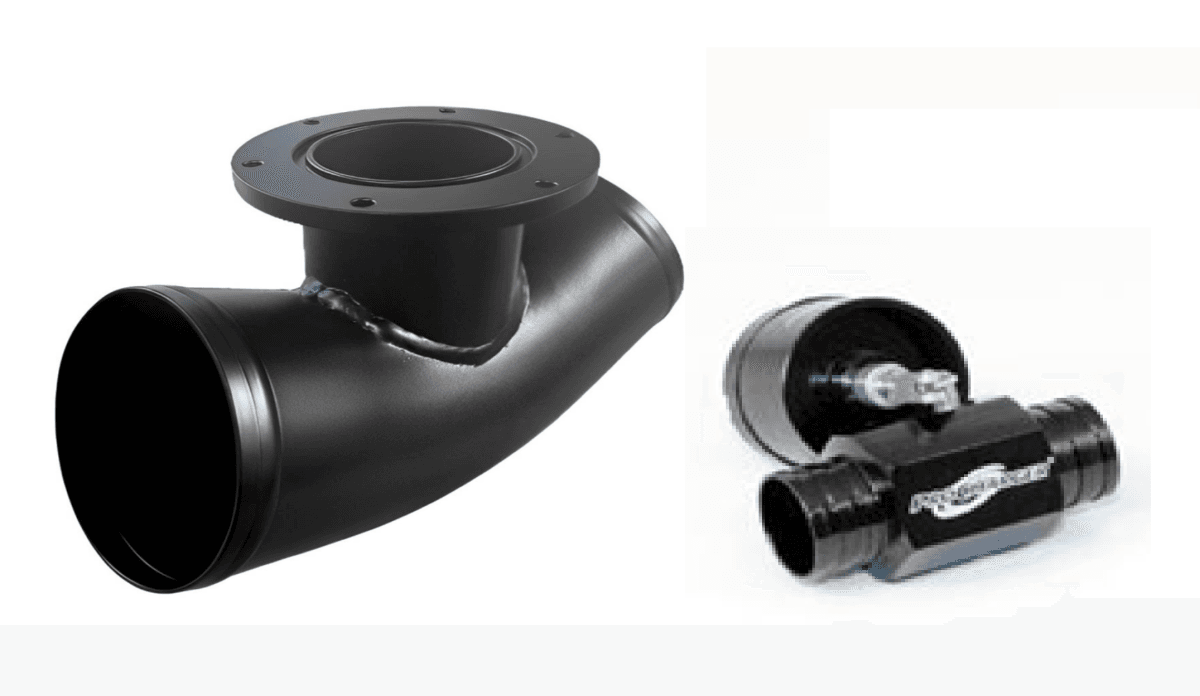 ProCharger 3" Curved Steel Air Tube w/ ProFlow Valve