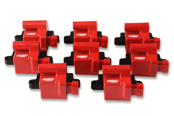 MSD LS Blaster Ignition Coil Kit For 1999-2009 GM Truck/SUV - Red thumbnail 3