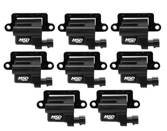 MSD LS Blaster Ignition Coil Kit For 1999-2009 GM Truck/SUV - Black