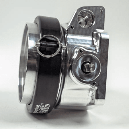 Nick Williams Drive-By-Cable 103mm Clamshell Clamp Natural Throttle Body DBC w/ Weld Ferrules   thumbnail 3