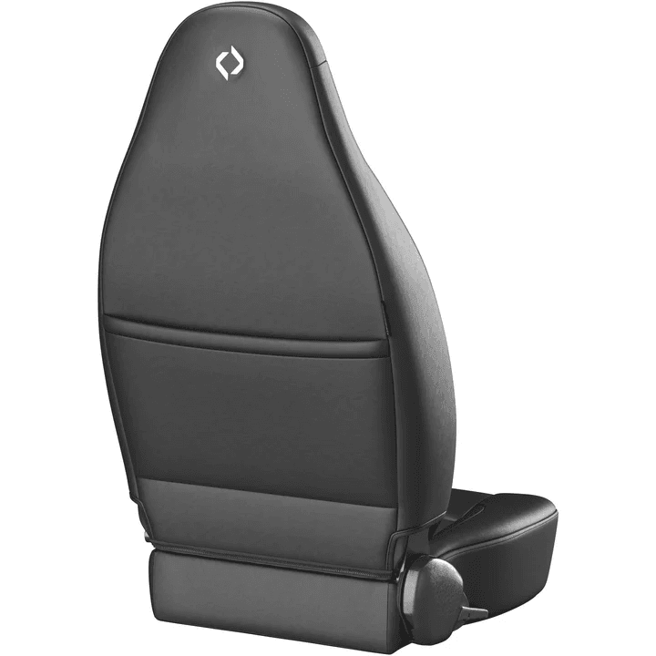 Corbeau Moab Black Vinyl Reclining Seat - No Harness Slots thumbnail 2