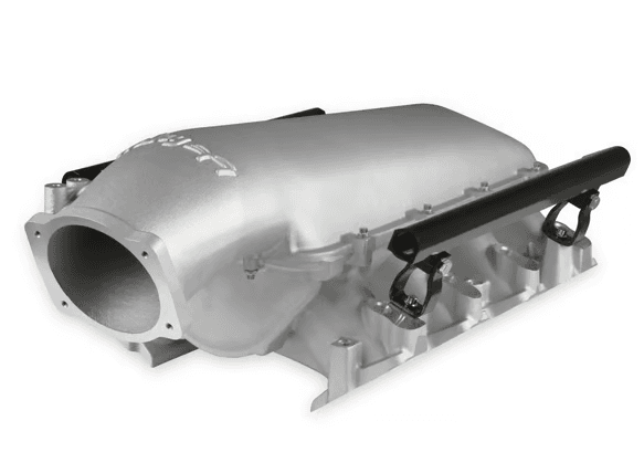 Holley Lo-Ram LS3 Intake Manifold w/ High Flow Fuel Rails - Satin thumbnail 2