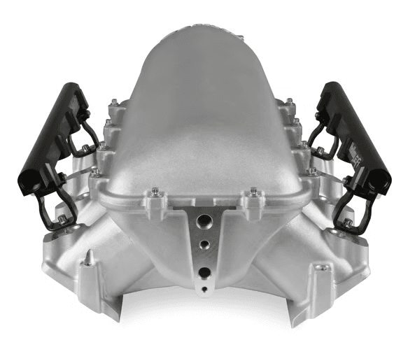 Holley Lo-Ram LS3 Intake Manifold w/ High Flow Fuel Rails - Satin thumbnail 4