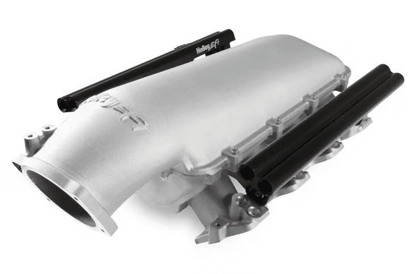 Holley Lo-Ram LS1/LS2/LS6 Intake Manifold w/ High Flow Fuel Rails - Natural (16 Injectors)