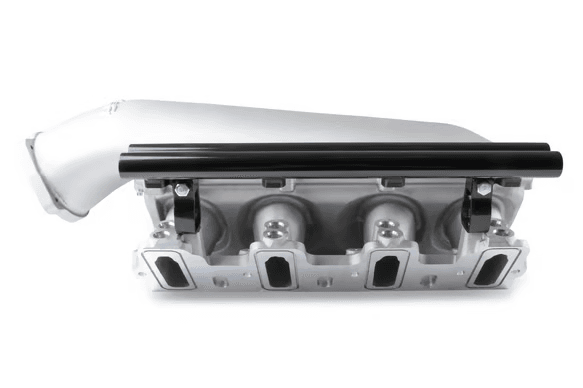 Holley Lo-Ram LS1/LS2/LS6 Intake Manifold w/ High Flow Fuel Rails - Natural (16 Injectors) thumbnail 4