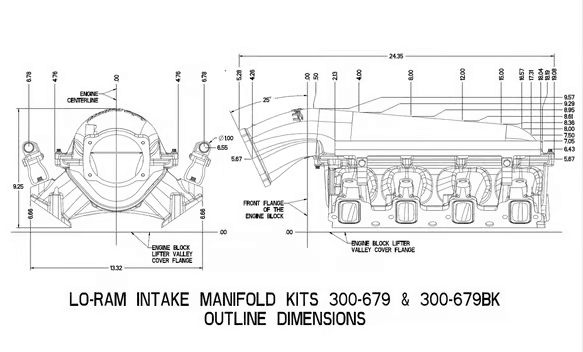 Holley Lo-Ram LS3 Intake Manifold w/ High Flow Fuel Rails - Satin (16-Injectors) thumbnail 6